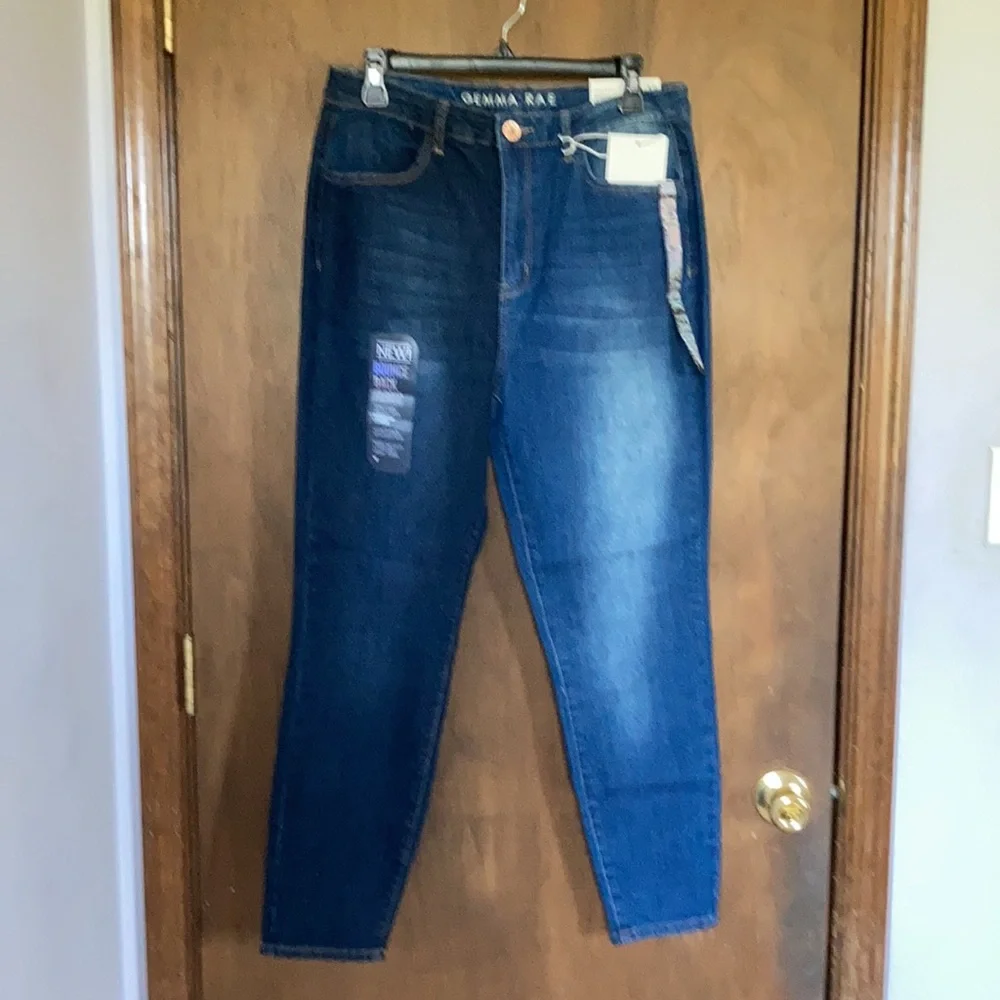 Gemma Rae high rise jegging 2 toned retro stretch bounce back fabric size 15 jrs - Picture 17 of 17